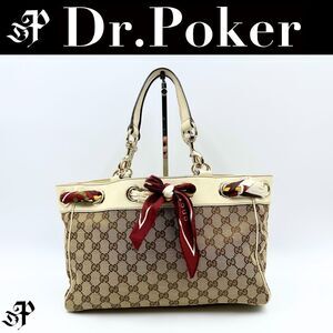 Gucci GG Canvas Positano Scarf Tote Bag